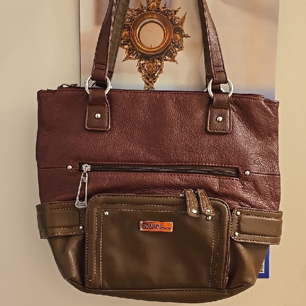 Stone Mountain Accessories Leather Bag in Rich Brown